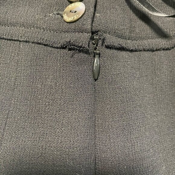 Angelo Tarlazzi - Black Pleated Fit & Flare - 6 - Picture 5 of 6